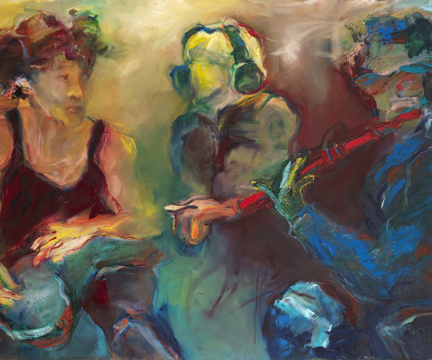 Vibration / 150 x 200 huile